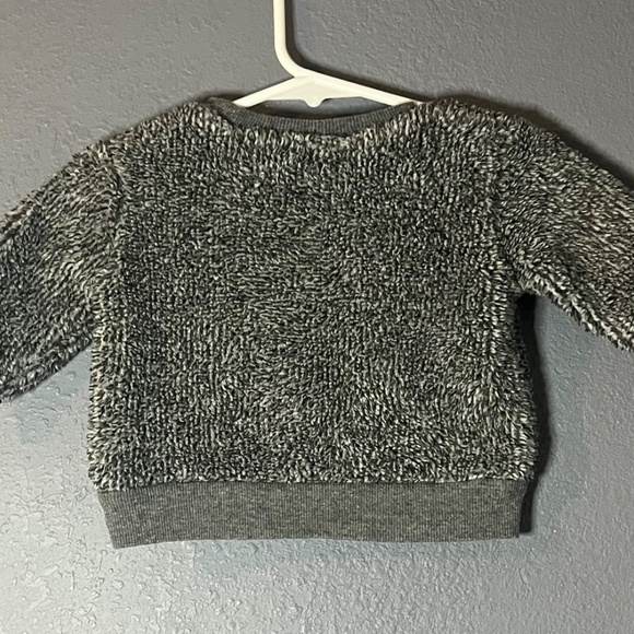 Bloomin Baby Fuzzy Christmas Sweater 0/3 Months Santa Clause Appliqué Soft - Picture 6 of 7